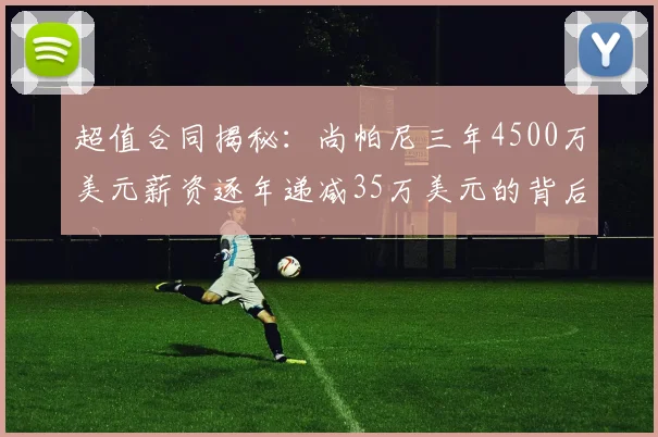 超值合同揭秘：尚帕尼三年4500万美元薪资逐年递减35万美元的背后故事